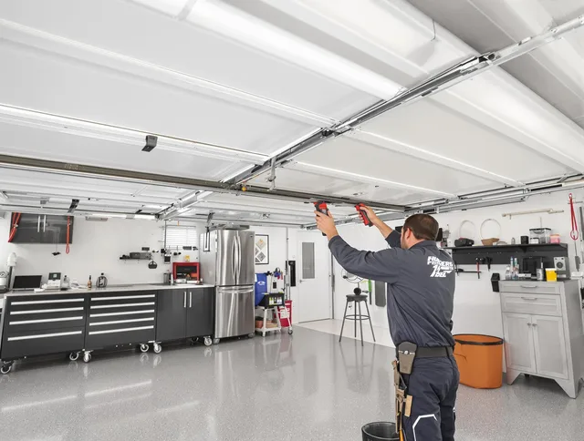 Overhead garage door repair service by Redondo Beach Garage Door Repair in Redondo Beach