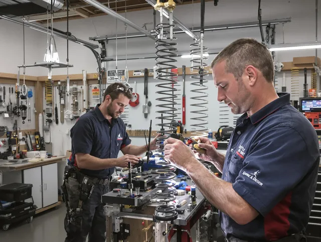 Garage door spring repair service by Redondo Beach Garage Door Repair in Redondo Beach